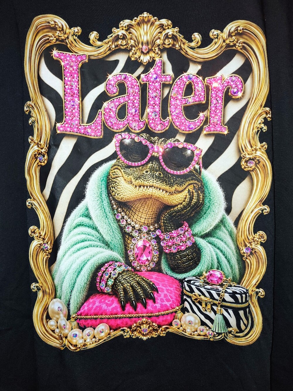 Later Gator After While Crocodile Graphic Tee T-Shirt Alligator 2XL